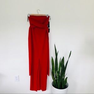 Lulu’s “Own The Night” Strapless Maxi Dress